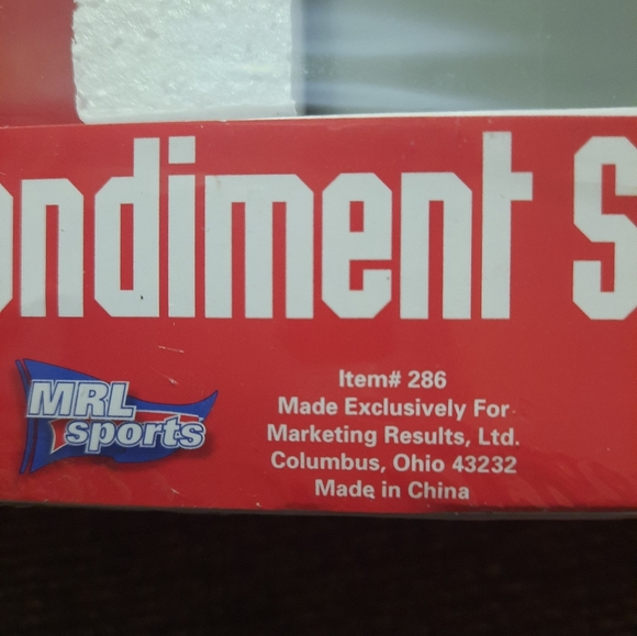 NWT The Ohio State University Buckeyes Condiment Set - Picture 4 of 7